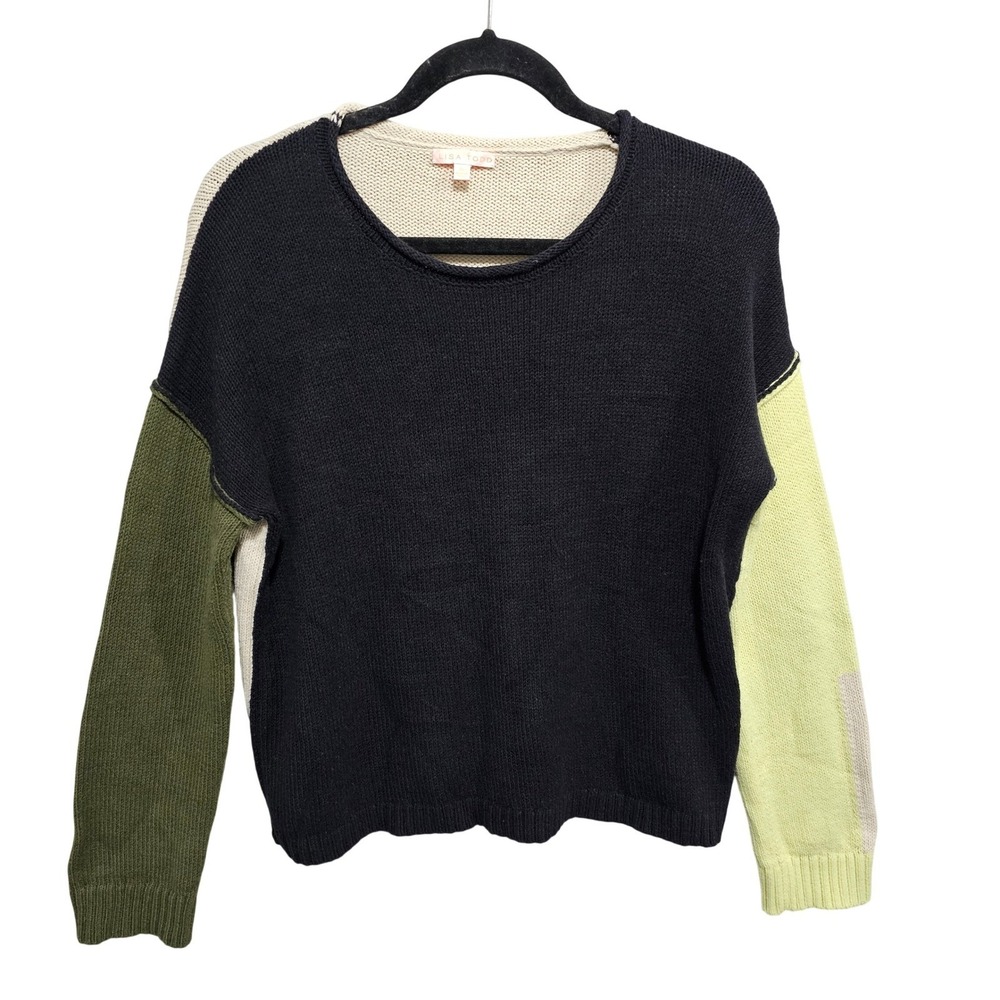 Lisa Todd Color Crush Pullover Sweater‎ Size Small Cotton Blend